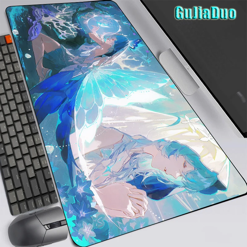 

Shorekeeper Wuthering Waves Comic Mouse Pad Game Laptop Play Mat 40x90 Extra Large Kawaii Anime Mousepad PC Gaming Accessories