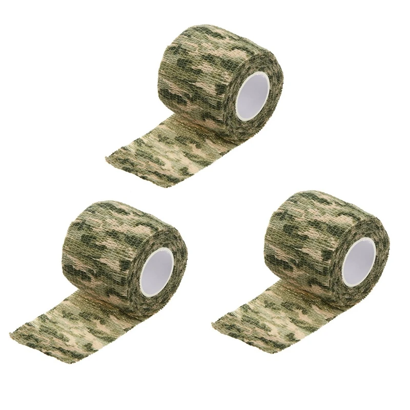 3X Outdoor Cycling Camo Wrap Gun Hunting Camouflage Stealth Tape Camo 2