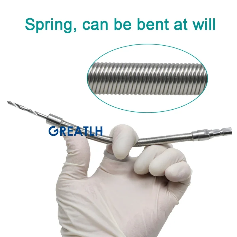 3.2mm Flexible Drill Bit Soft Drill Orthopedic Bone Drill Bit Pet Orthopedic Instrument Stainless Steel pet