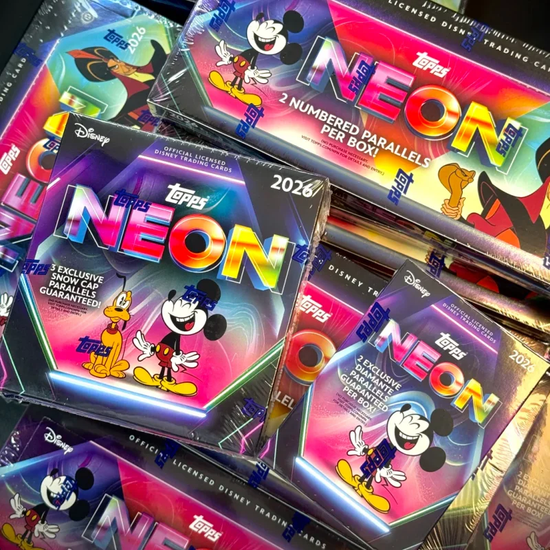 topps-disney-original-2026-neon-trading-cards-mega-box-value-box-mickey-mouse-card-collection-collectible-gift-for-collectors