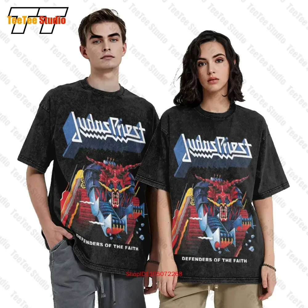 Judas Priest Defenders Of The Faith 1984 New Black Vintage Unisex T-Shirt Vintage Men T9WL