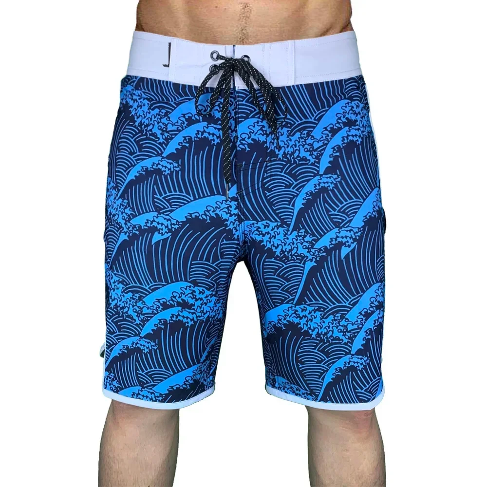 Top Qualität männer BoardShorts Gym Fitness Bermuda Schnell Trocknend Wasserdicht Strand Surf Kurze Hosen Taschen Training Shorts Großhandel