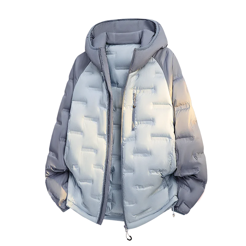 

2025 Unisex Ultra-Light Down Jacket | 90% Duck Down Fill Windproof Hooded Coat | Urban Outdoor Color-Block Parka
