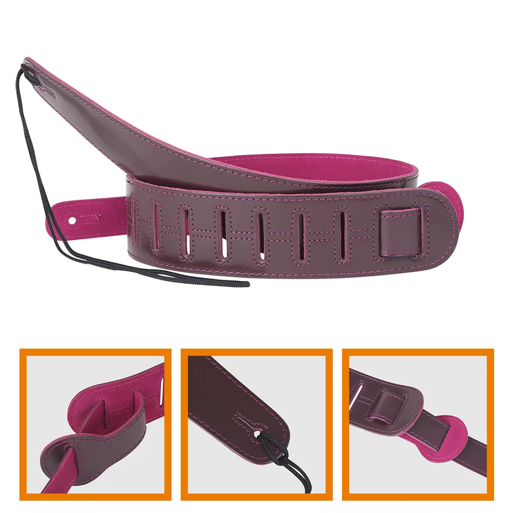 

Guitar Strap Accessories Straps Bass Electric for Men Locking Adjustable Ballad