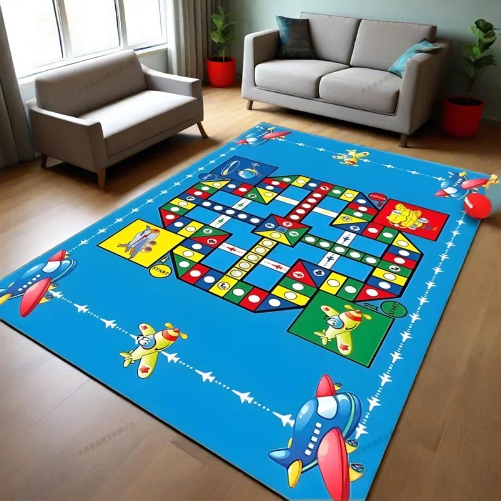 

Нескользящий детский игровой коврик 100x180 см/39,37x70,87 дюйма, детские коврики с картой дорожного движения для детских игрушек, ковры для раннего образования, хрустальные бархатные коврики