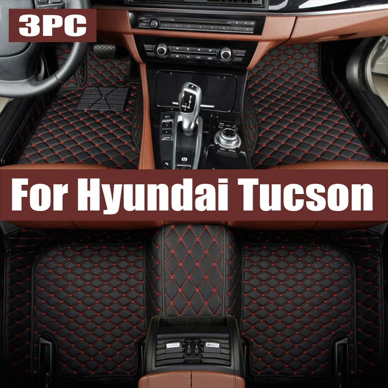 

TPE Custom Car Floor Mats For Hyundai Tucson 2015 2016 2017 2018 Waterproof Carpet Auto Interior trunk mat