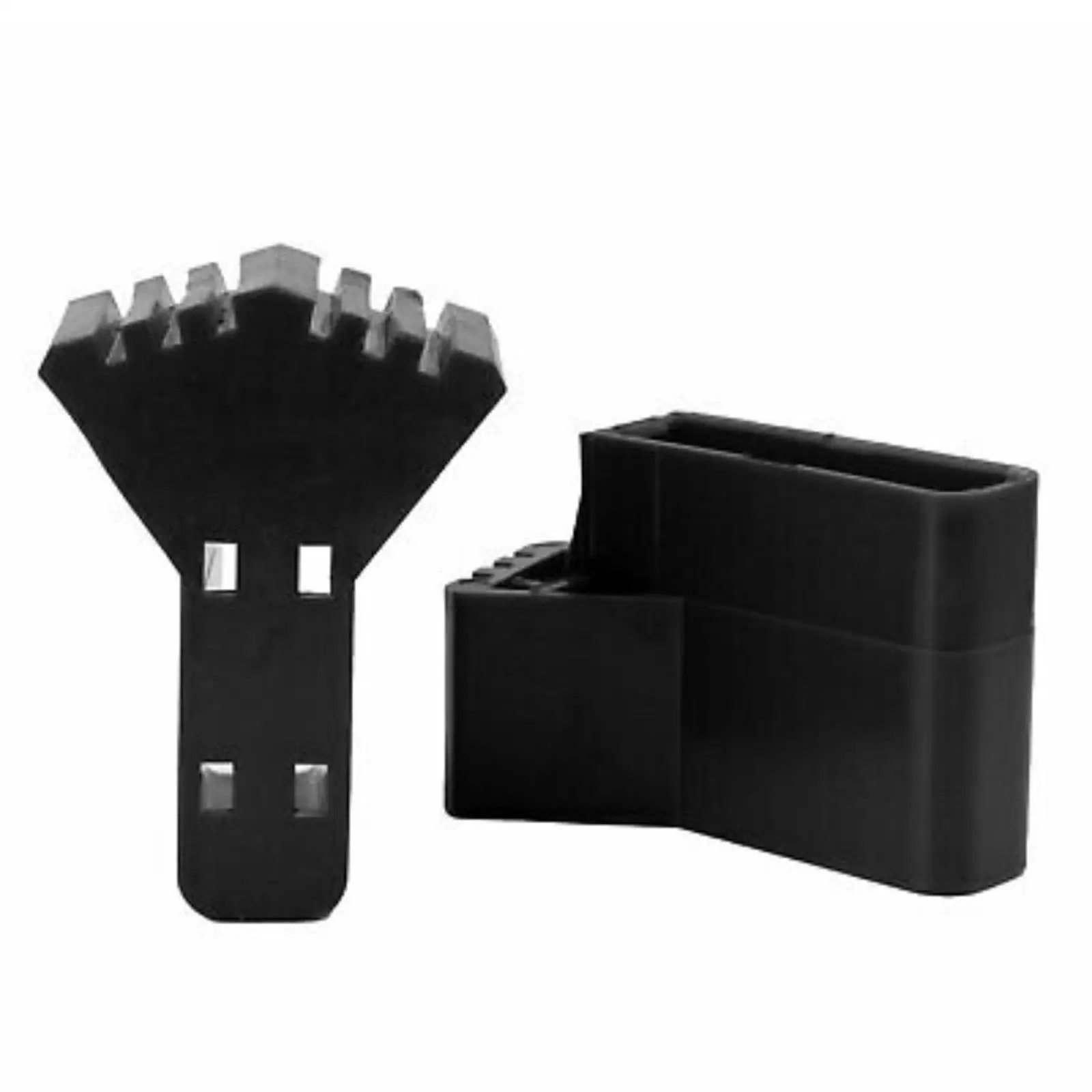 Durable Rubber Stepped Ladder Foot Pad Protective Cap Ladder Accessories for Telescoping Lightweight Ladders