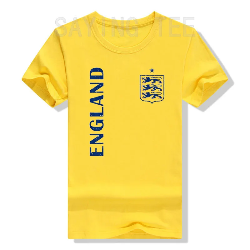 England Football T-shirt Sportswear Clothes English Fultball Fanatics Graphic Tee Women Men Kids Fashion Short Sleeve Blouses