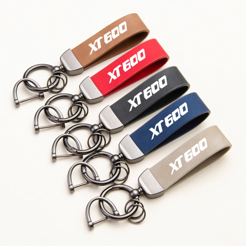 

Fantastic Skin feel leather metal keychain For Yamaha XT600 XT 600 1984 1985 1986 XT600Z XT600E XT600ZE Motorcycle accessories