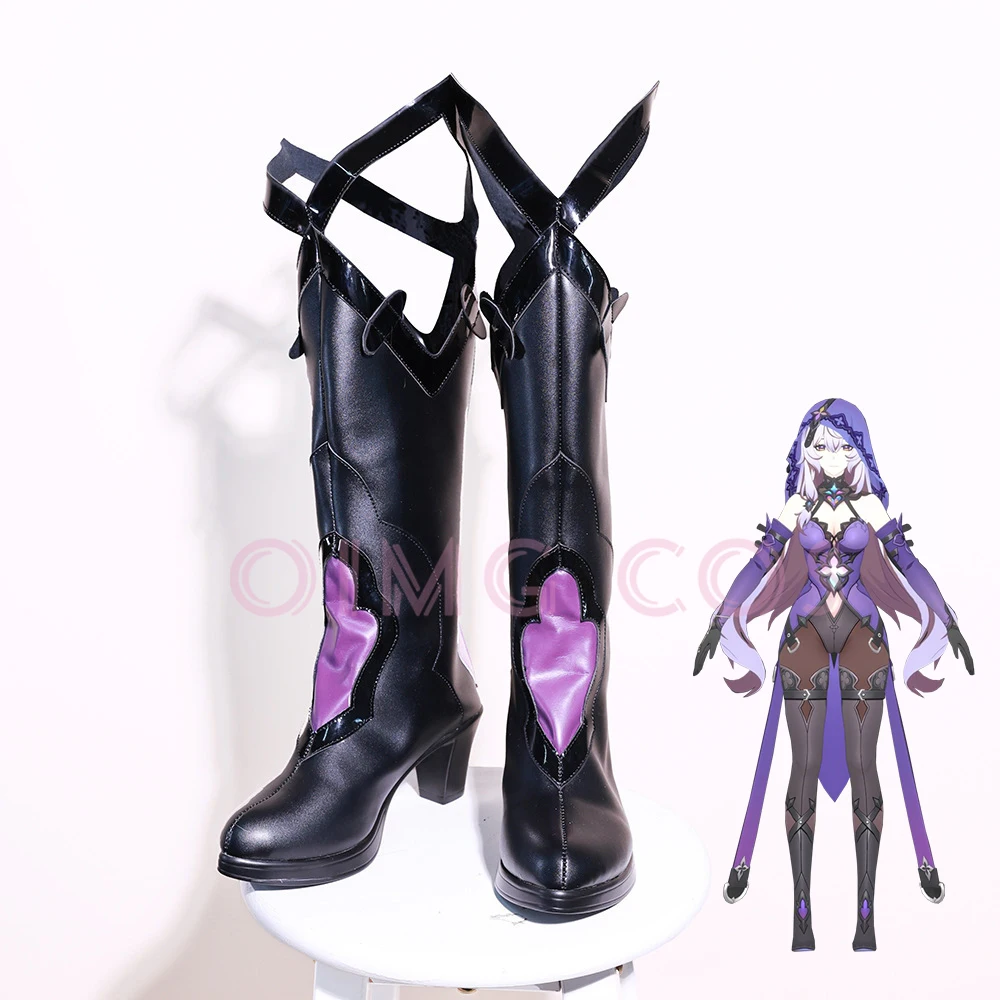 Honkai Star Rail Black Swan Cosplay Schoenen Anime Chinese Stijl Halloween Voor Mannen Spel