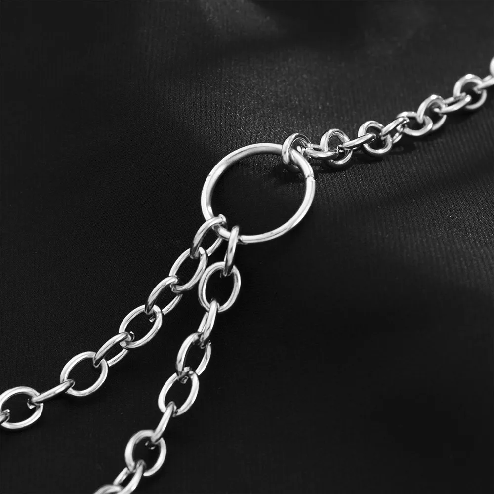 Cosysail Punk Simple Metal Body Chain for Men 2023 Fashion Waist Belly Chain Summer Beach/Party Nightclub Body Jewelry Gifts