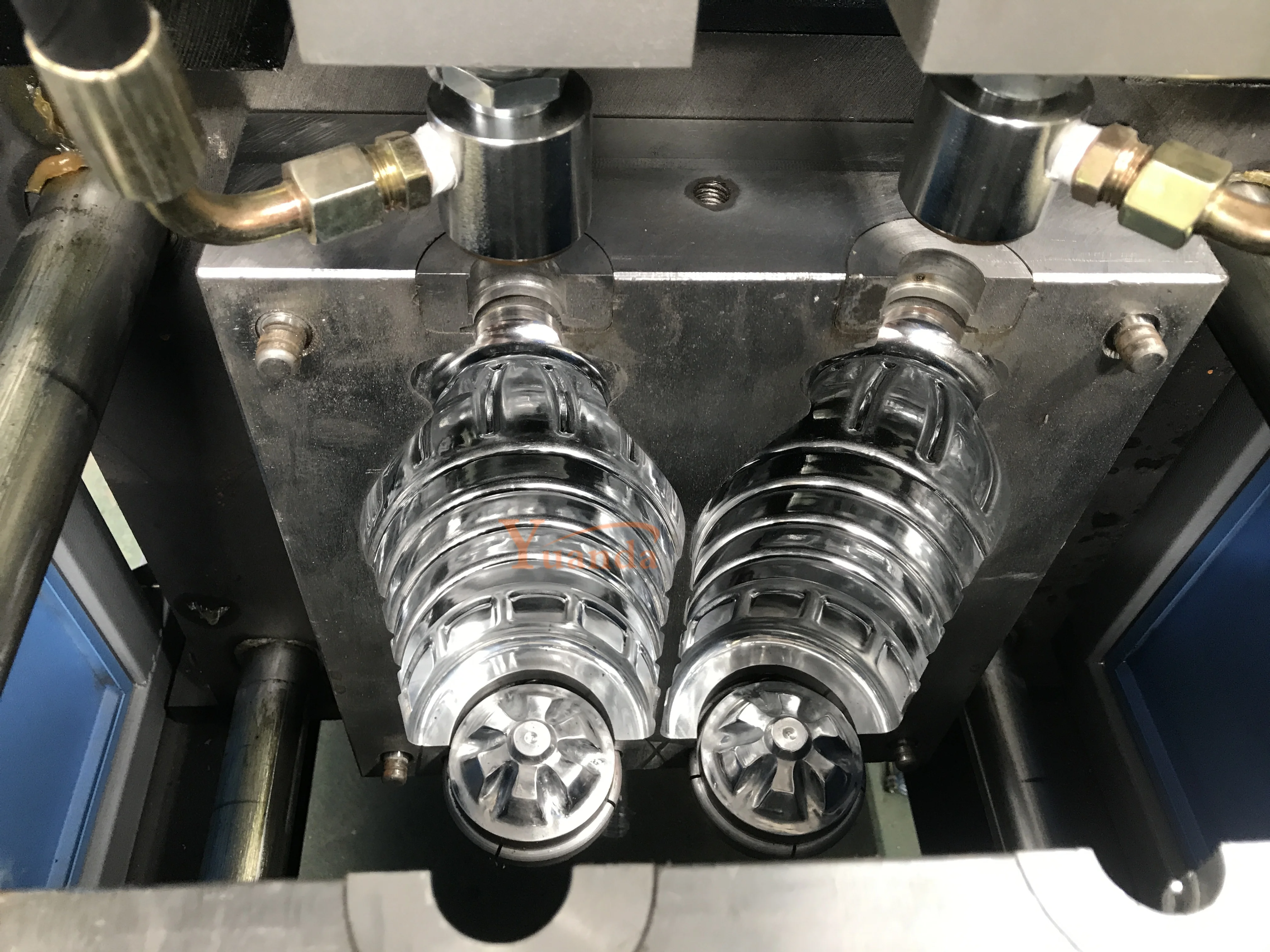 Wholesale products steel plastic 2cavity bottle blowing mould