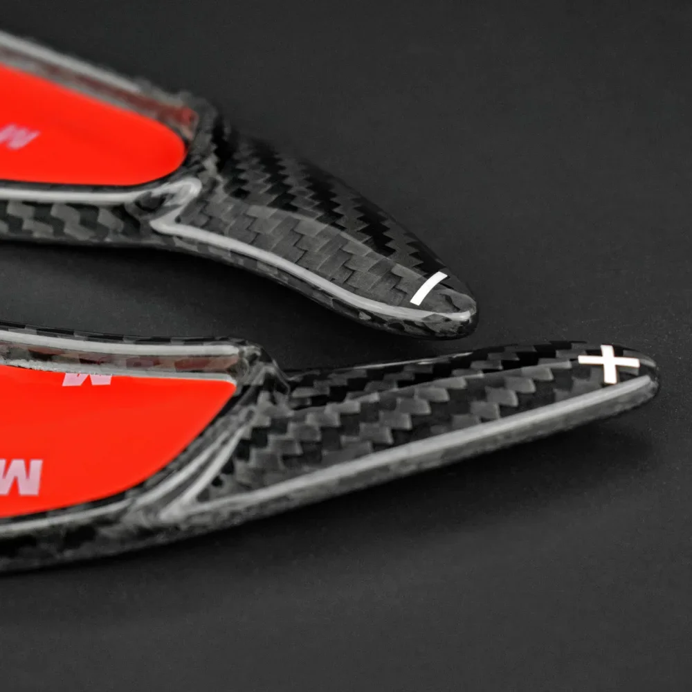 

Interior Trim Sticker For BMW G20 G29 G30 M5 F90 G01 G02 G05 Car Steering Wheel Shifter Paddle Accessories Hard Dry Carbon Fiber