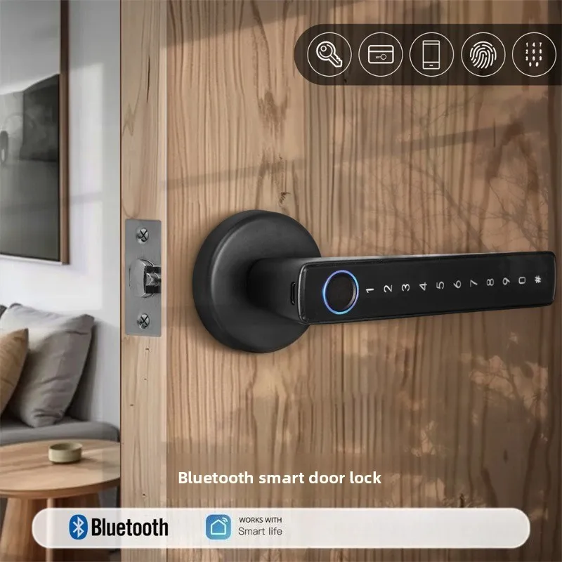 Smart Home Bluetooth Fingerprint Lock Apartment Office Rental APP Remote Unlock Zigbee Door Lock