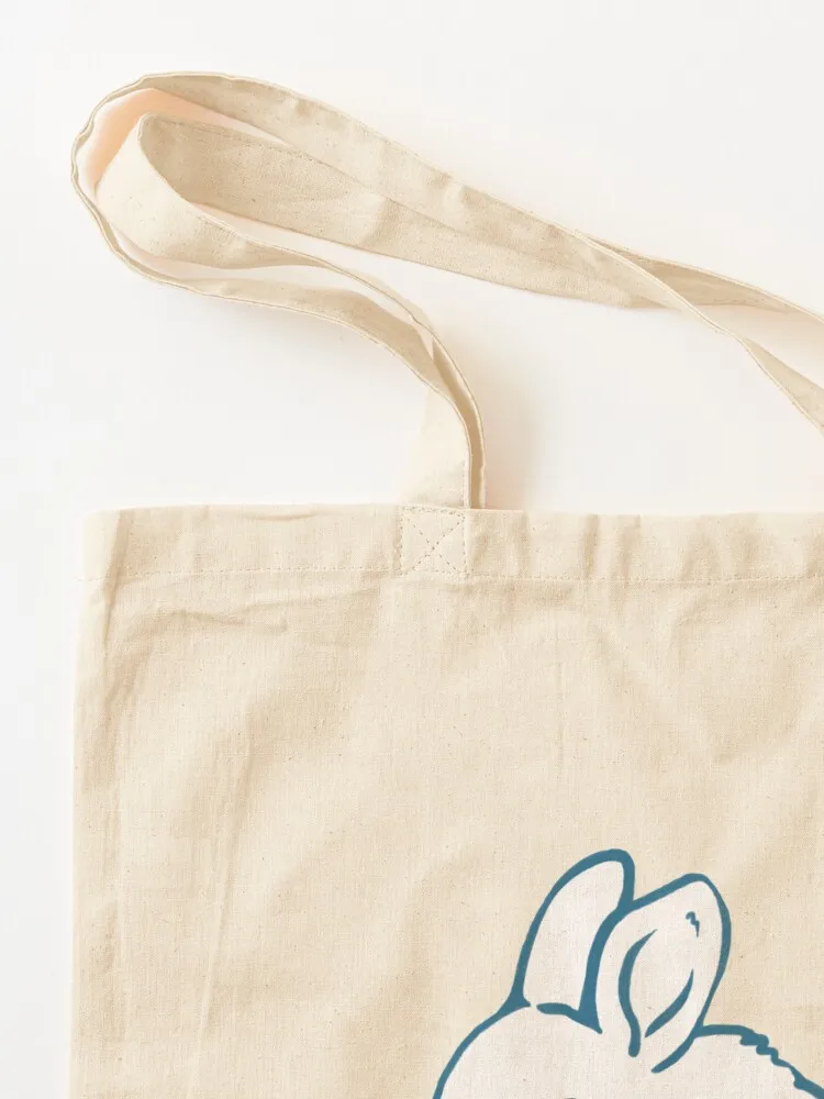 je m'en fous (I don't care) rabbit Tote Bag Cloth bags shopping trolley bag Canvas Custom bag