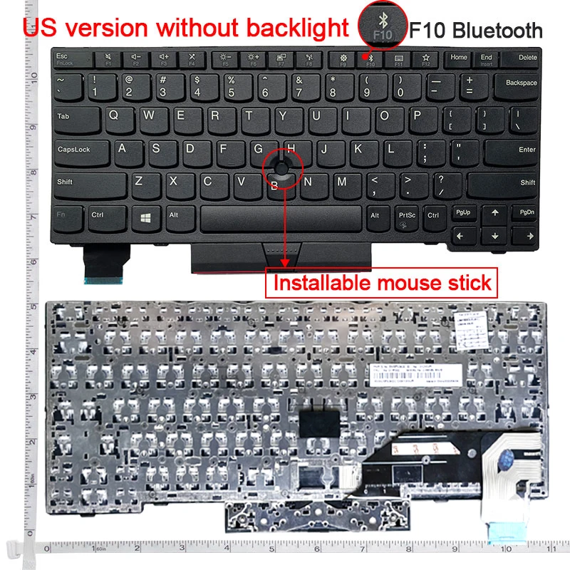 US keyboard For Lenovo ThinkBook X280 A285 X390 X395 S2 5th Gen/S2