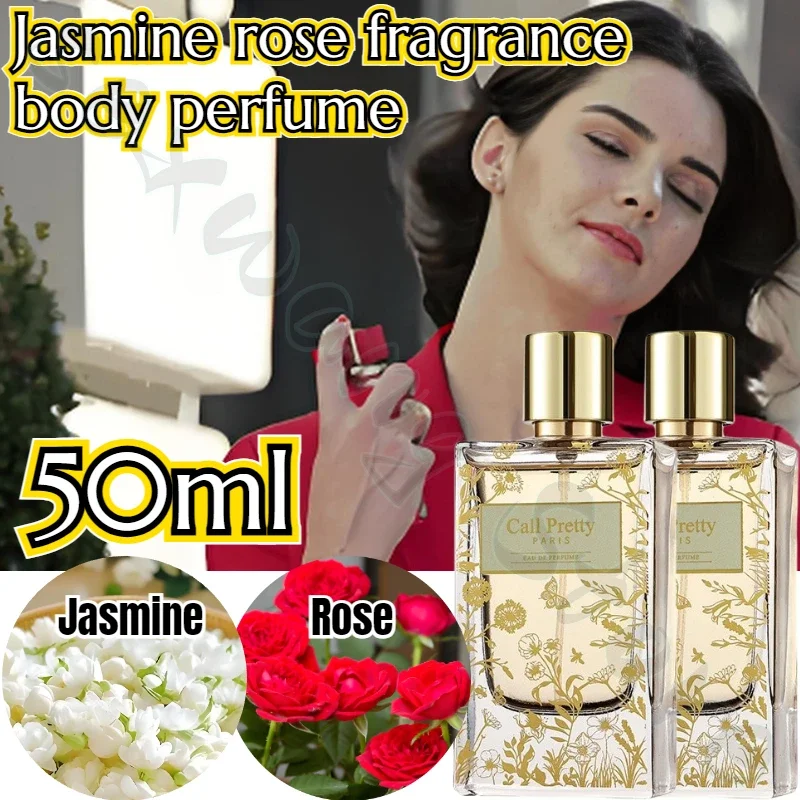 Noem Mooie Roos Jasmijn Geur Damesparfum 50Ml Langdurige Geur Frisse En Elegante Deodorant High-End Parfum