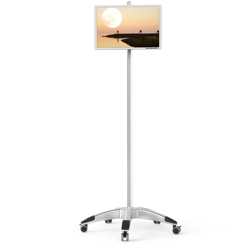 

Computer monitor mobile bracket floor type