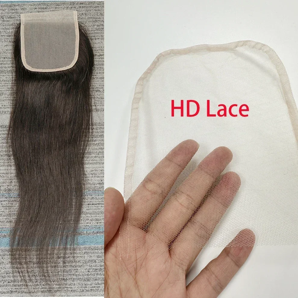 Hd Swiss Lace Closure Lace Frontal 4x4 5x5 13x4 13x6 Brazilian Hair Closure Human Hair Weave Bundles with Closure