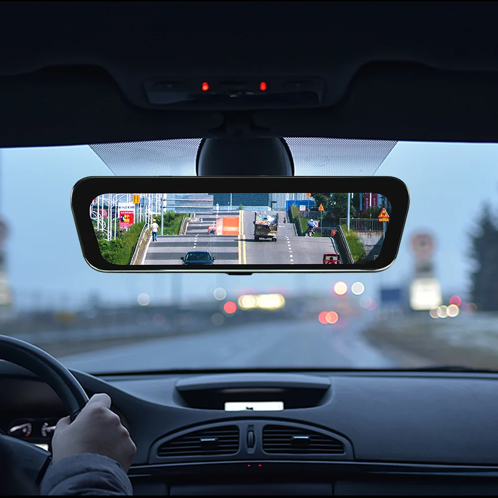 

Suitable for Streaming media rearview mirror driving recorder high definition 8.9 inch full touch screen reversing image Sony fr