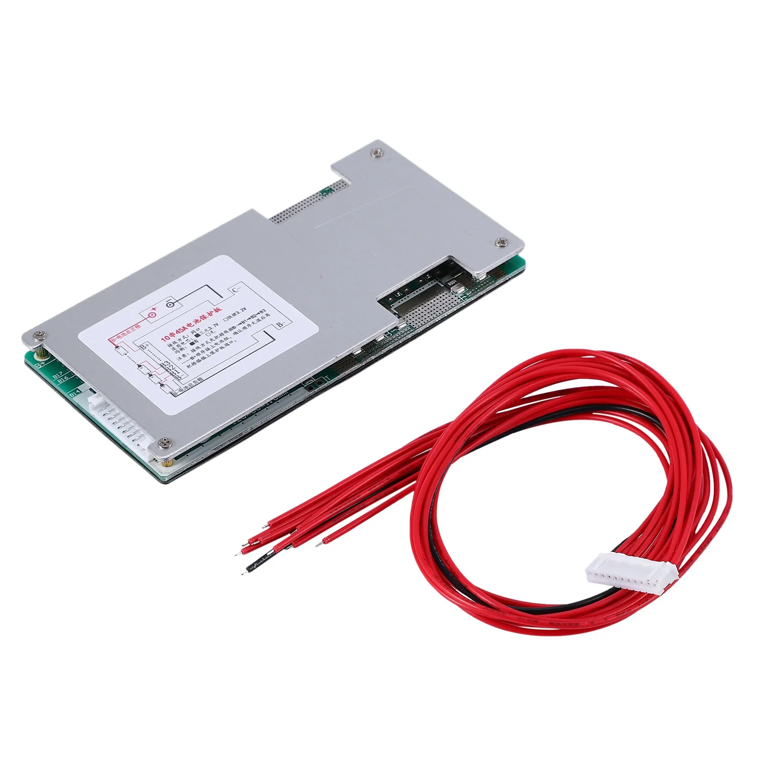 M13K-10S 36V 45A Li- Lipolymer Battery Protection Board BMS PCB Board With Balance For E-Bike Escooter