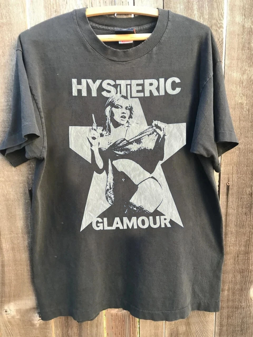 

Hysterical Glamour Базовая темно-серая мужская футболка Американская летняя винтажная модная футболка унисекс с коротким рукавом в стиле хип-хоп