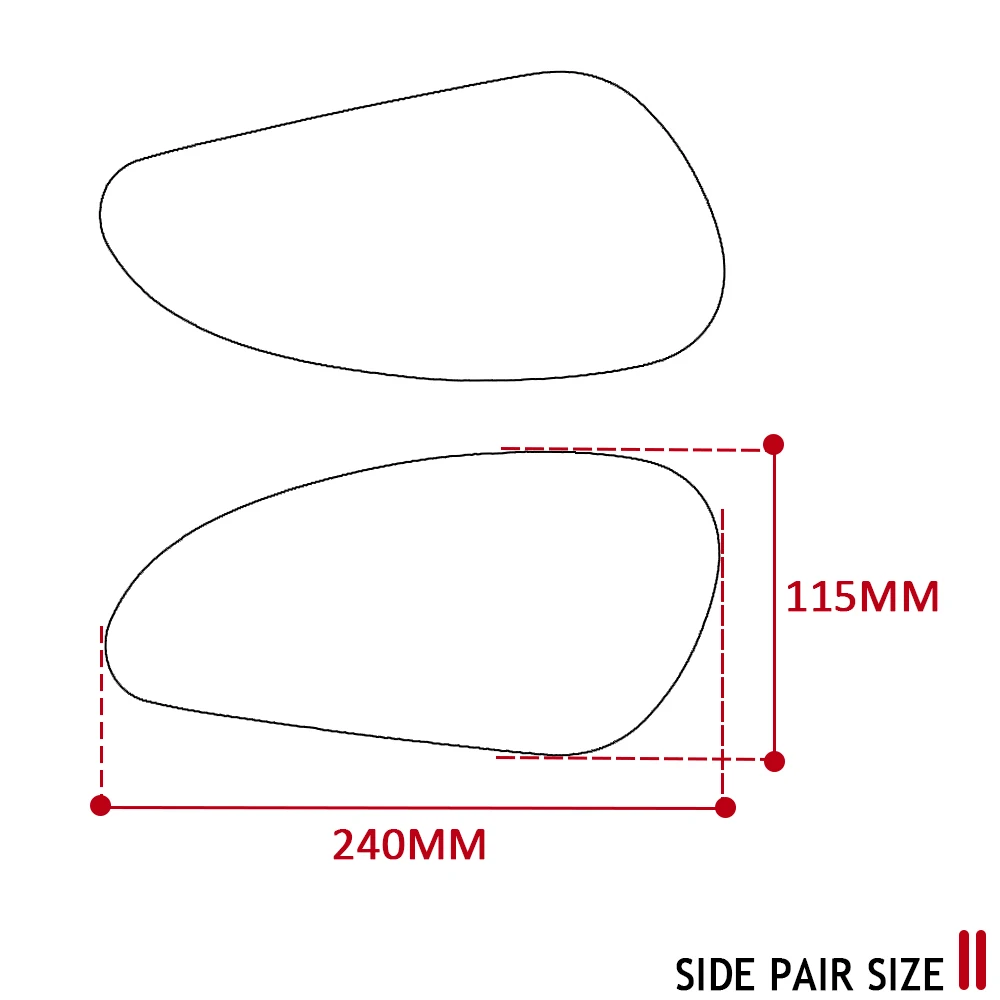 Autocollant de réservoir de carburant pour moteur rétro Cafe Racer, gaine de protection, genouillère, autocollant de poignée pour Royal Enfield pour Interceptor 650