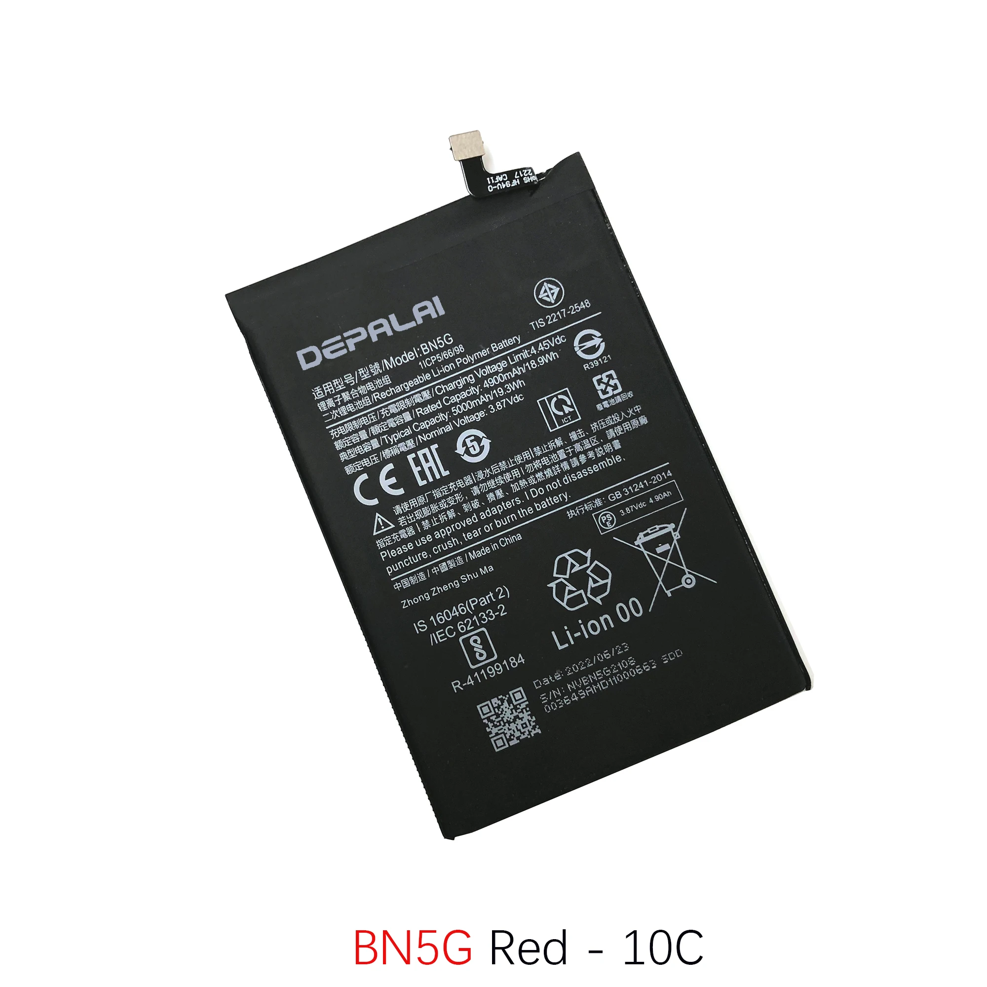 For Xiaomi Redmi 10X 5G 10XRro 10C C12C 10prime Replacement Battery BM4S BN5G BN5K BN63 BM4T Phone Batteries