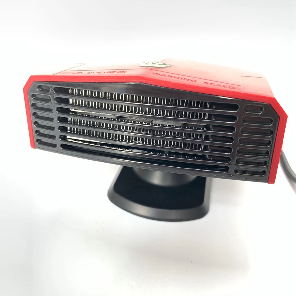 Aquecedor de carro F-T, vento quente e frio, descongelamento de neve, desembaçador 360 °   Adaptador de portas USB duplas de rotação para bateria de 18V