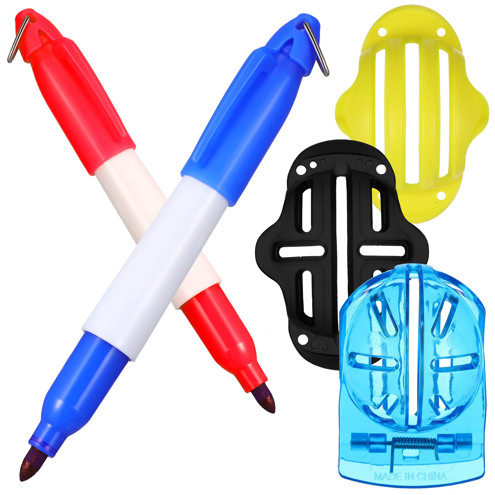 

1Set Golf Ball Marker Stencil Variety Colors Easy Drawing Precise Measurement Improve Swing Strength Golf Accessories