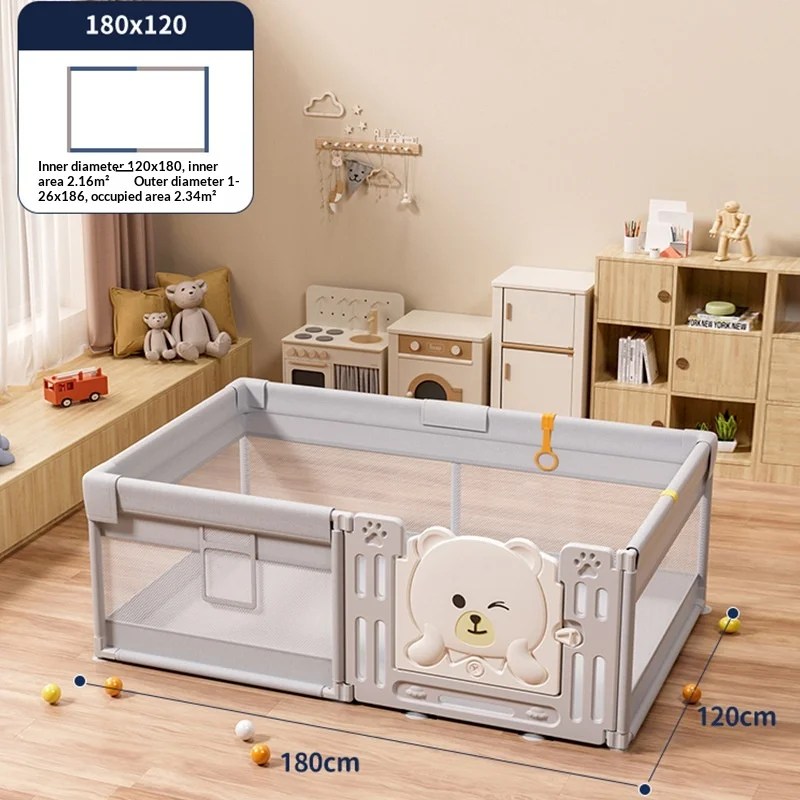 

Baby Playpen Portable Foldable Safety Gate Indoor Toddler Play Yard Home Safety BPA Free 6 Panel Easy Setup Fence Baby Fence