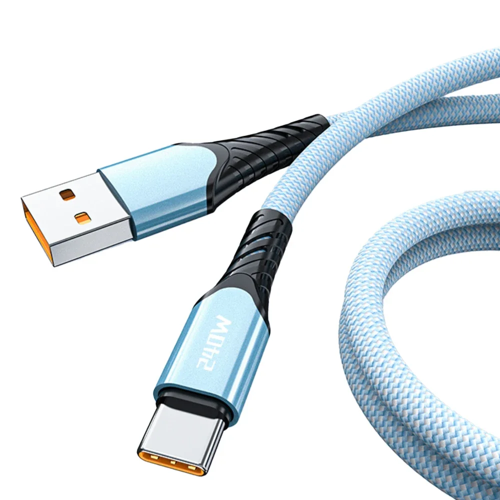 NNBILI 240W 5A Schnellladekabel USB A auf Typ C für Samsung S26 Realme Xiaomi Huawei OPPO OnePlus Handy-Datenkabel