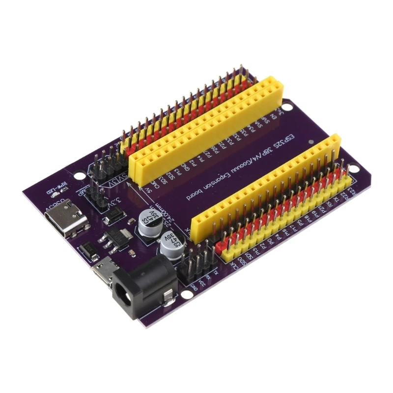 F3KE ESP32S 38pin Bottom Board Powerful Extension Board Can Be Equipped with WROOM-32D/32U WROVER- Module