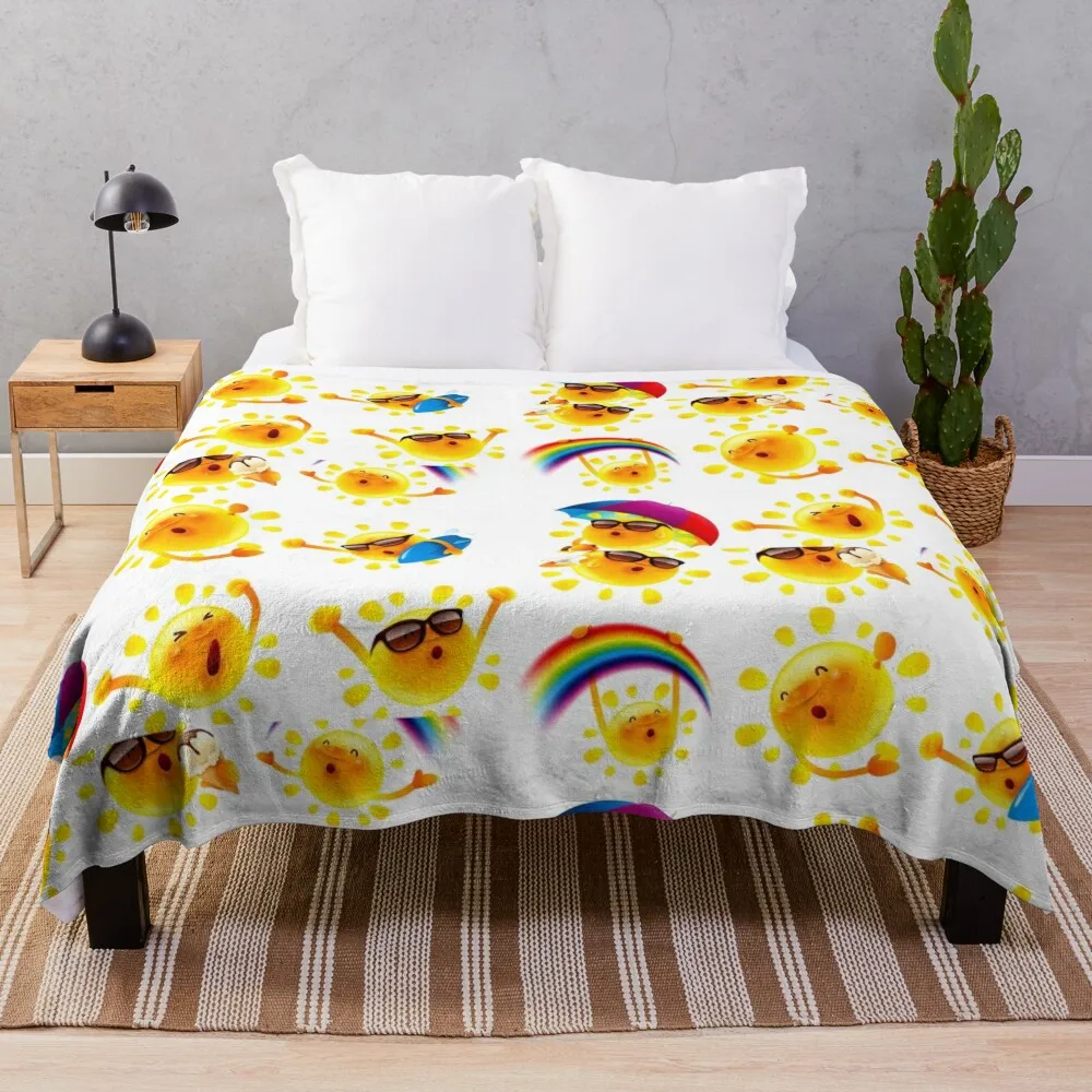 

SUN COLLAGE Throw Blanket Fashion Sofas christmas gifts Plaid Blankets For Baby Blankets