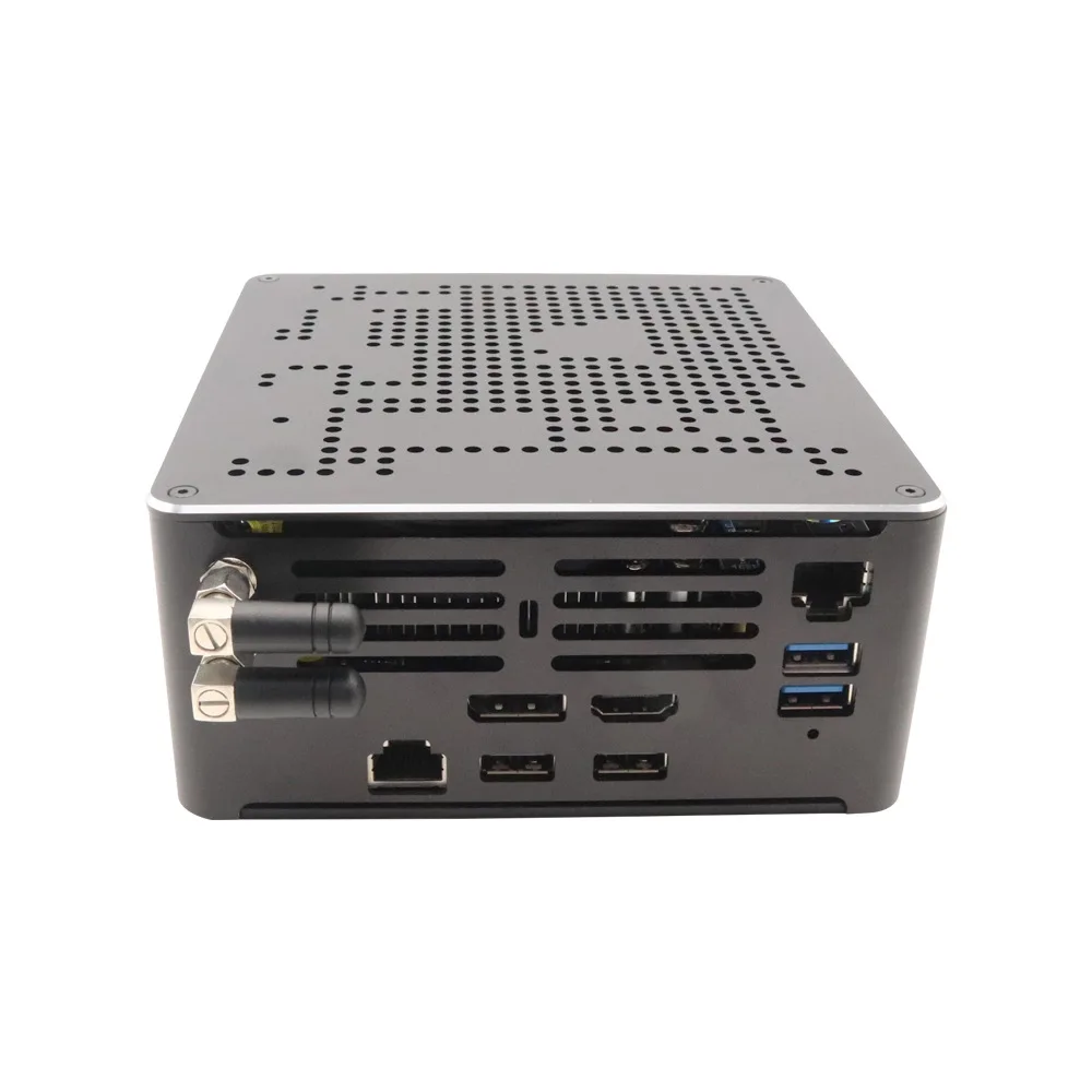 10980HK mini octa-core, computer Core i7i9 ufficio di controllo industriale Micro host con doppia porta di rete 4K