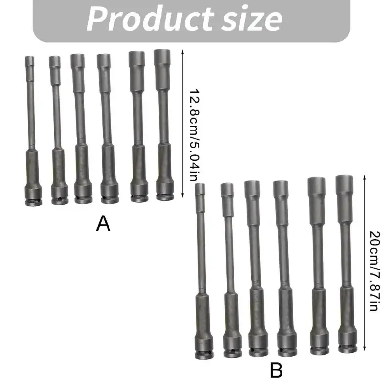 R9UF 7Pcs High Performances Thin Wall Socket Wrench For Heavy Duty Applications