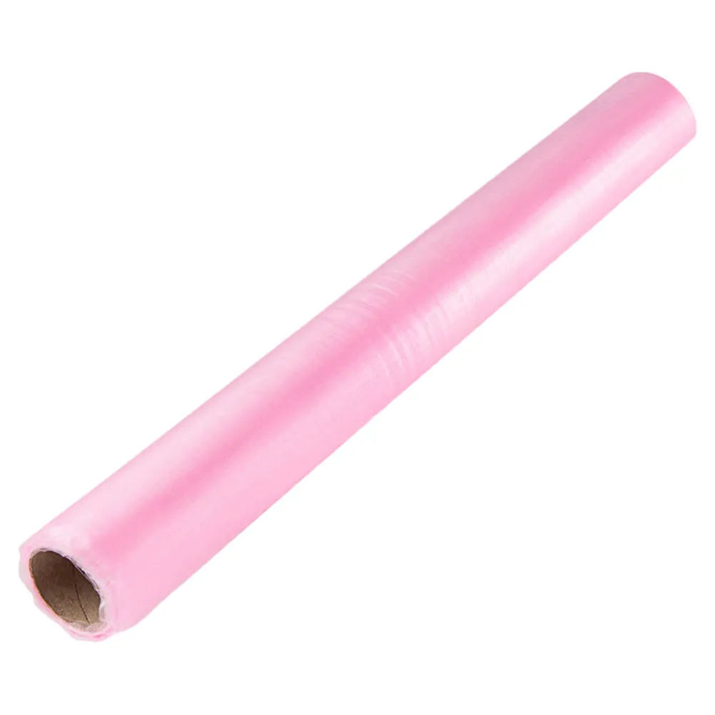 900M Organza Roll Fabric Light Pink Wedding Party Decor Chair Bows Table Runner Sash Fine Sheer Organza for Wedding Decoration