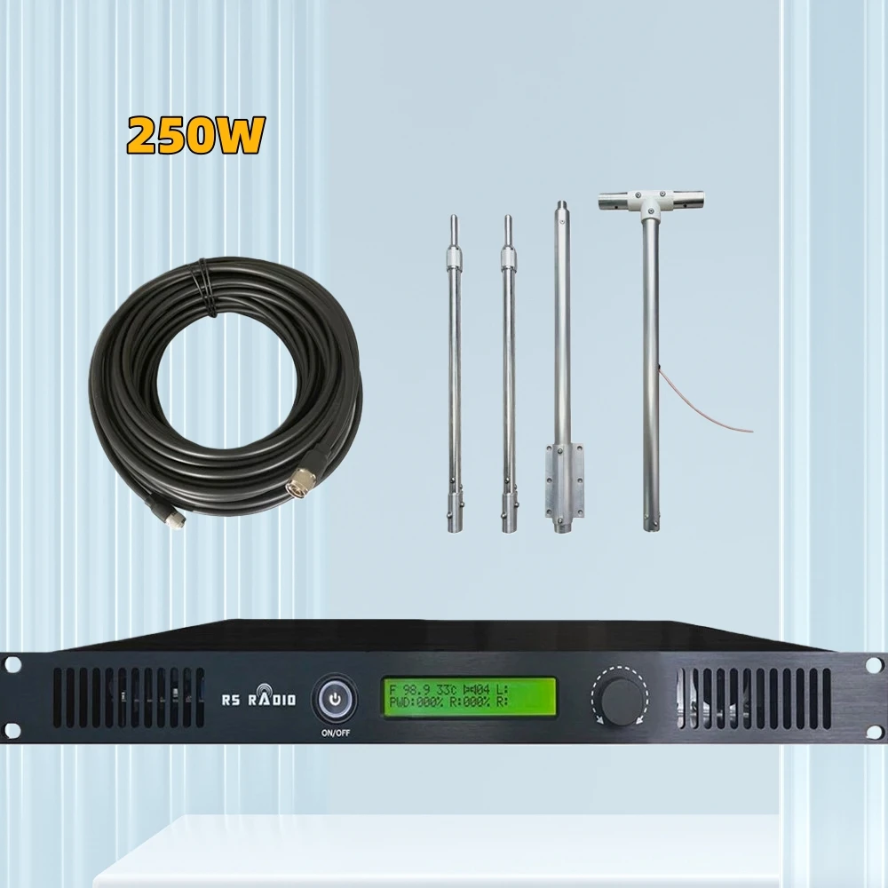 

Stable Signal 250W FM transmitter Kit for Radio Station