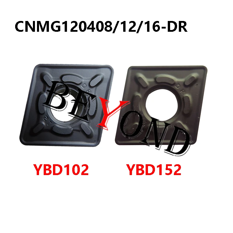 100% Original CNMG120408-DR YBD102 CNMG120412-DR YBD152 CNMG120416-DR Carbide Inserts Lathe Cutter CNMG Processing Cast Iron