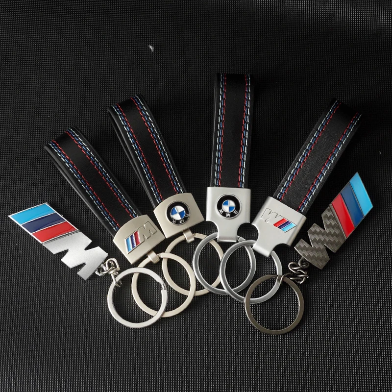 

New Luxury Car Emblem Keychain Anti-loss Keyring For BMW M X1 X2 X3 X4 X5 X6 3 5 Series M2 M3 M4 M5 M6 M7 Interior Accessories