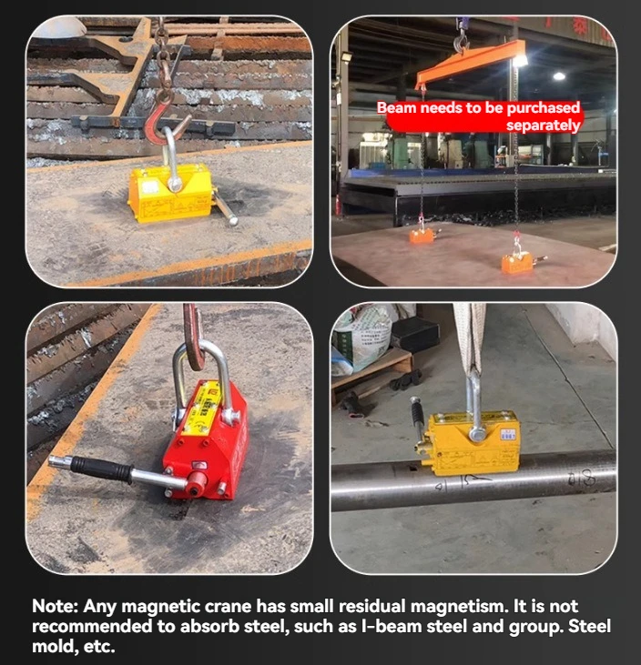 Super Strong Permanent Magnetic Lifting Device Crane for Steel Sheets Portable Magnetic Tool