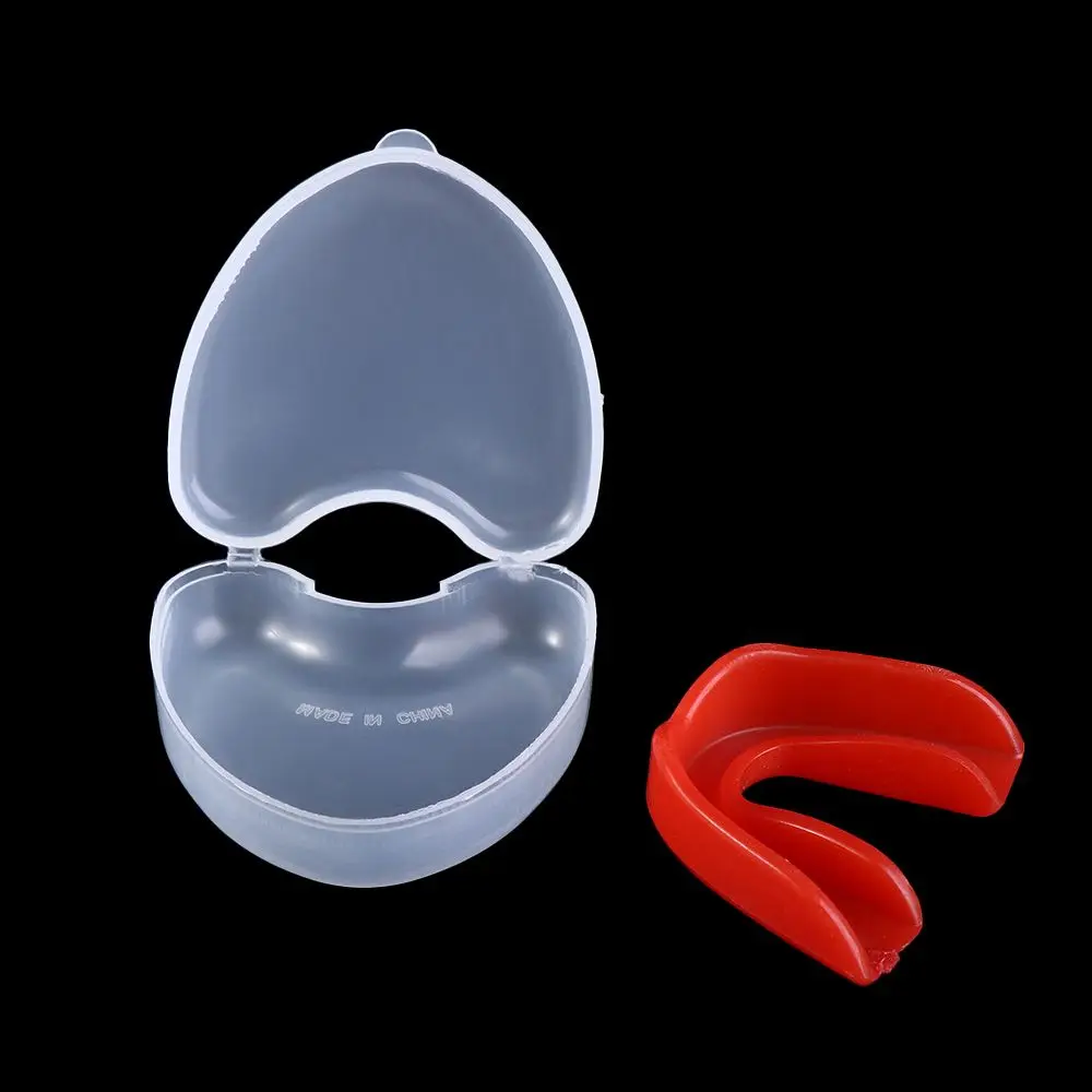 Youth Children Tooth Brace Protection Rugby Karate Sports Mouth Guard Teeth Protector With Plastic Case Box Adults Mouthguard view 5