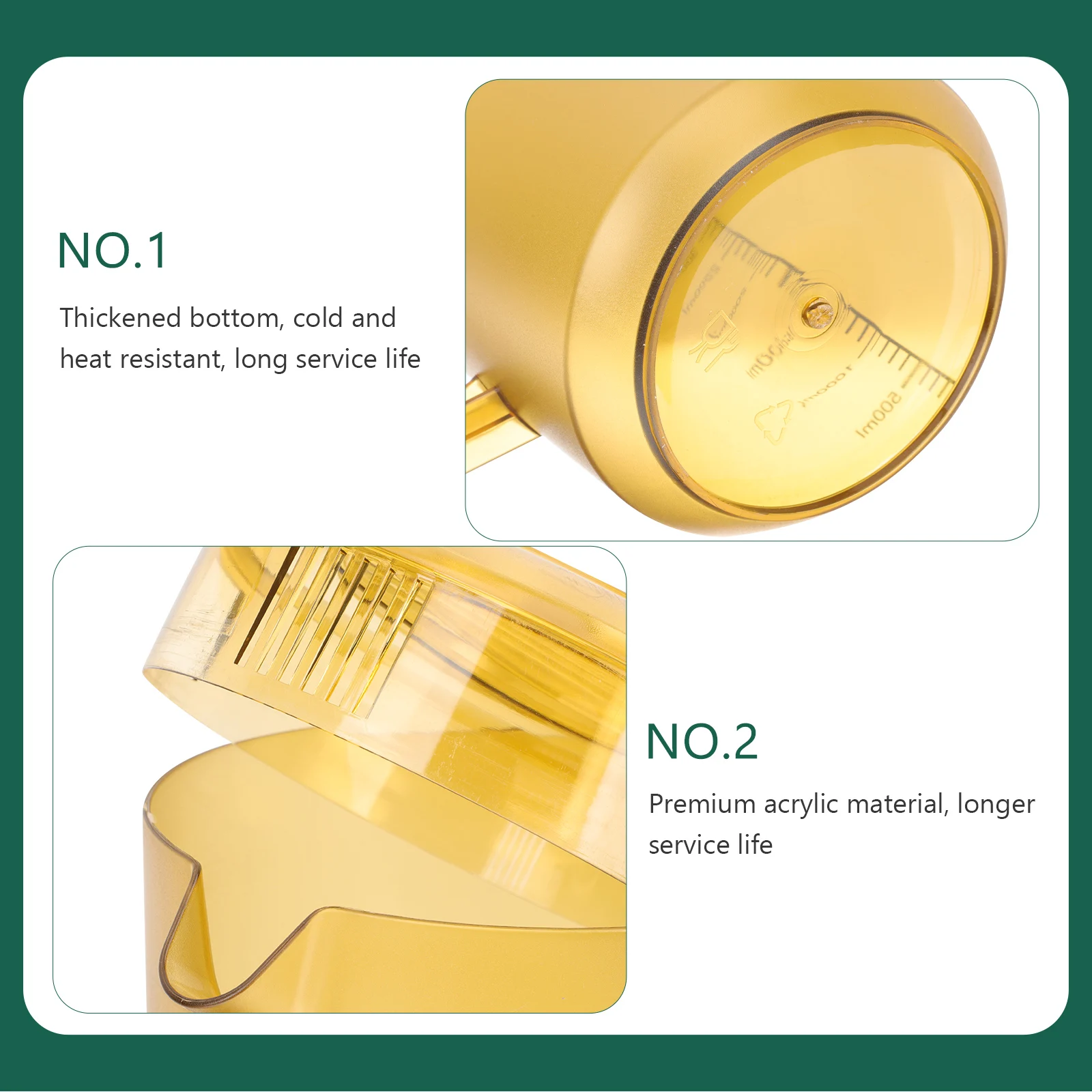 

Large Capacity Acrylic Water Pitcher Clear Beverage Jug With Scale Bpa Free Refrigerator Safe For Cold Drink Storage Home