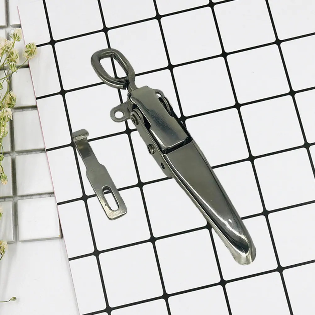 

Locking Toggle Clamp For Trailer Container Box Durable Metal Latch Fastener Heavy Duty Safety Snap Hook Trailer