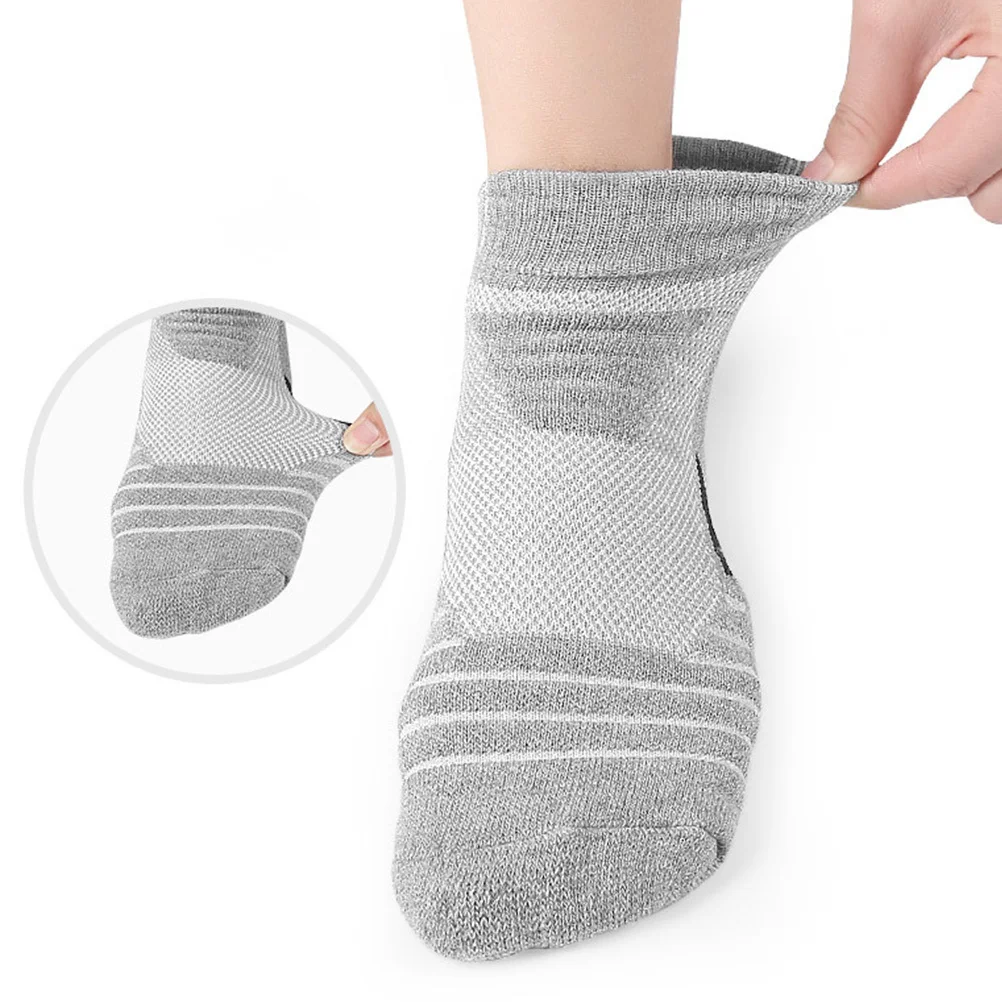 

2Pairs Short Tube Running Socks Soft Comfortable Cloth Socks for Walking Jogging Travel Everyday Wear Quick Dry Fabric