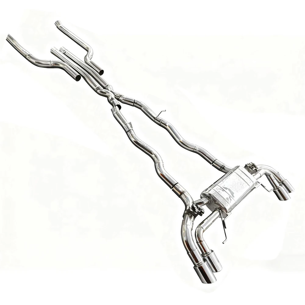 M5 F90 2018-2023 4.4T GDR Stainless Steel Exhaust Pipe Valve Control System Power Boost Modification 1.5mm Thickness Smooth