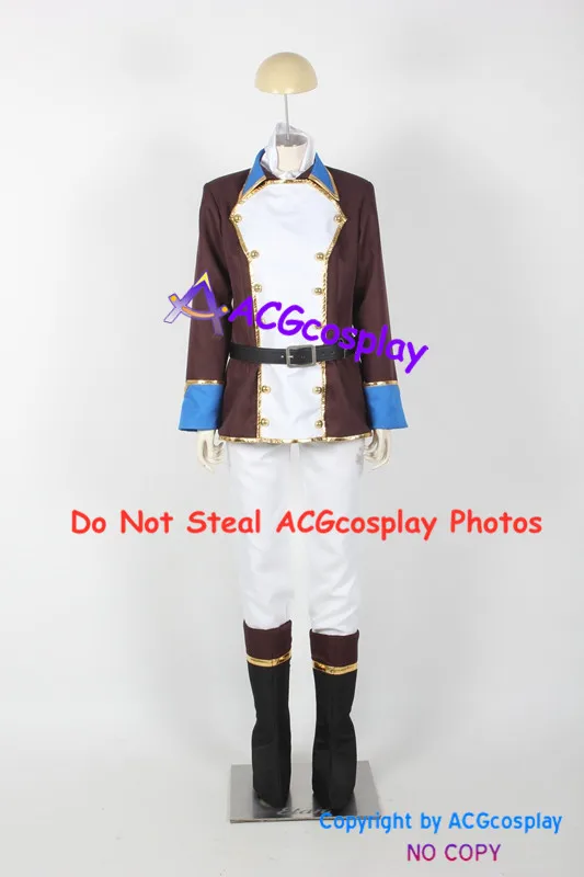 

Kyo Kara Maoh Yuri Shibuya Cosplay Costume acgcosplay include boots covers and scarf