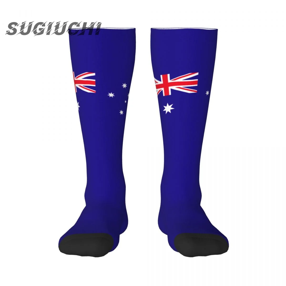 Australia Flag Polyester 3D Printed Socks For Men Women Casual High Quality Kawaii Socks Street Skateboard Socks