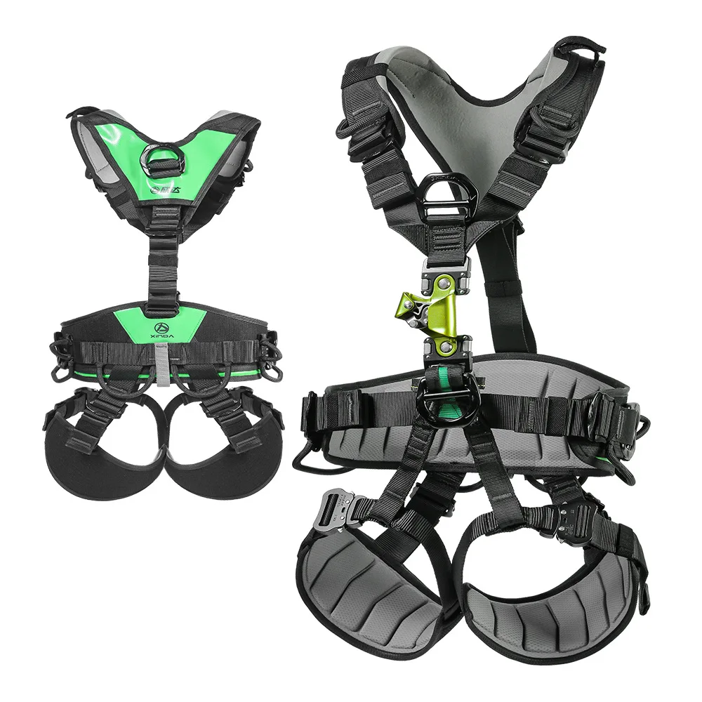 

Xinda Third Generation H Series A5 Tiger Leap Max Dual Detachable Chest Upgrade Five-Point Full Body Safety Belt Polyester