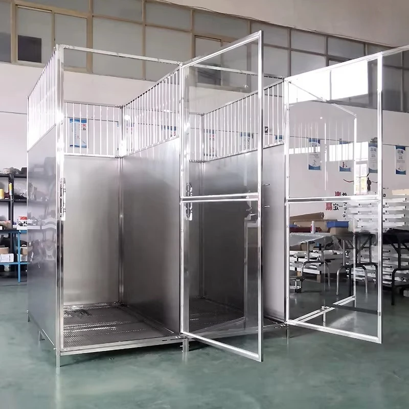 

Single Layer Glass Cage Pet Cages Good Use for Animal Medical Clinic and Grooming Salon for Pet Supplies